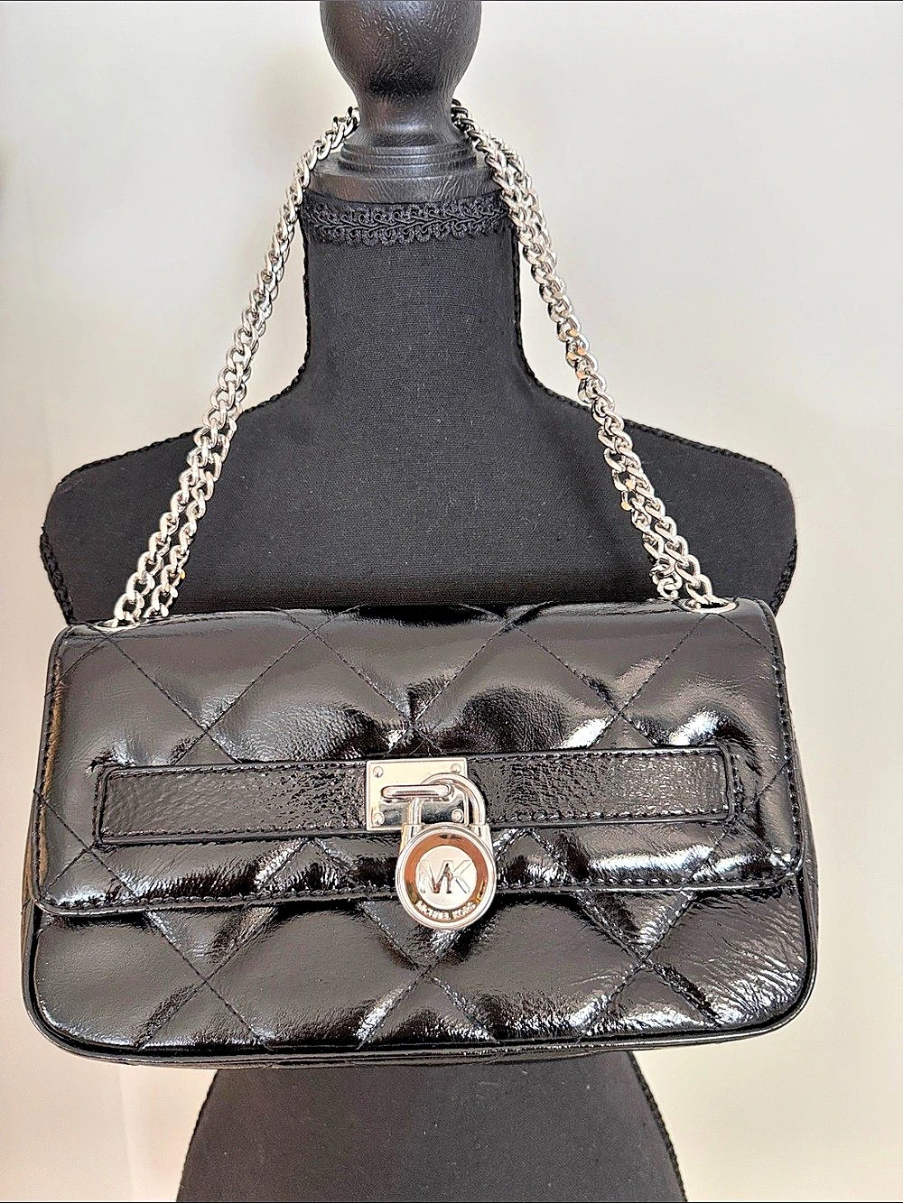 Michael Kors Quilted Shoulder Bag in Black